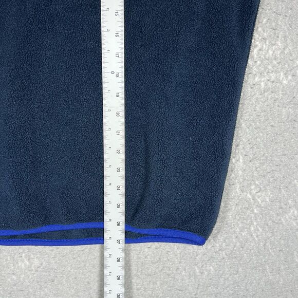 Patagonia Synchilla Sweatshirt Mens Medium Blue Snap Fleece 1/4 Pullover Outdoor - Picture 6 of 11